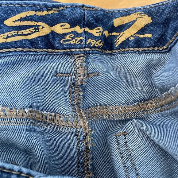 7 Seven For All Mankind Women’s Luxe Stretch Jeans/leggings Size 22 - Picture 9 of 10